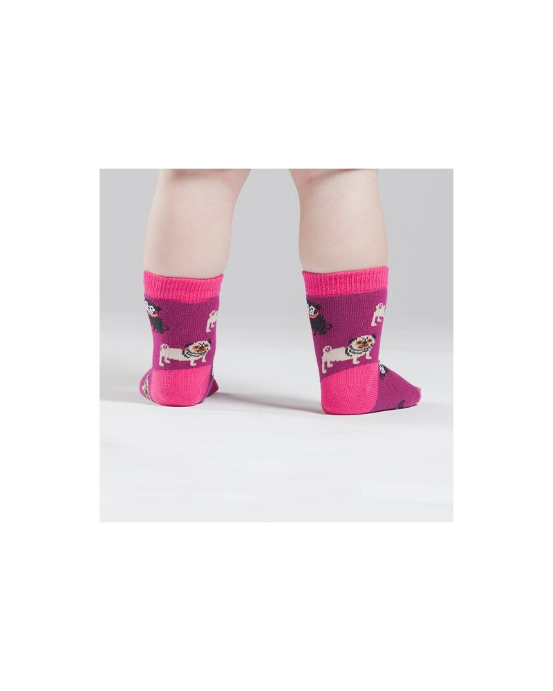 Kleinkind-Socken "Pug Life", 12-24 Monate