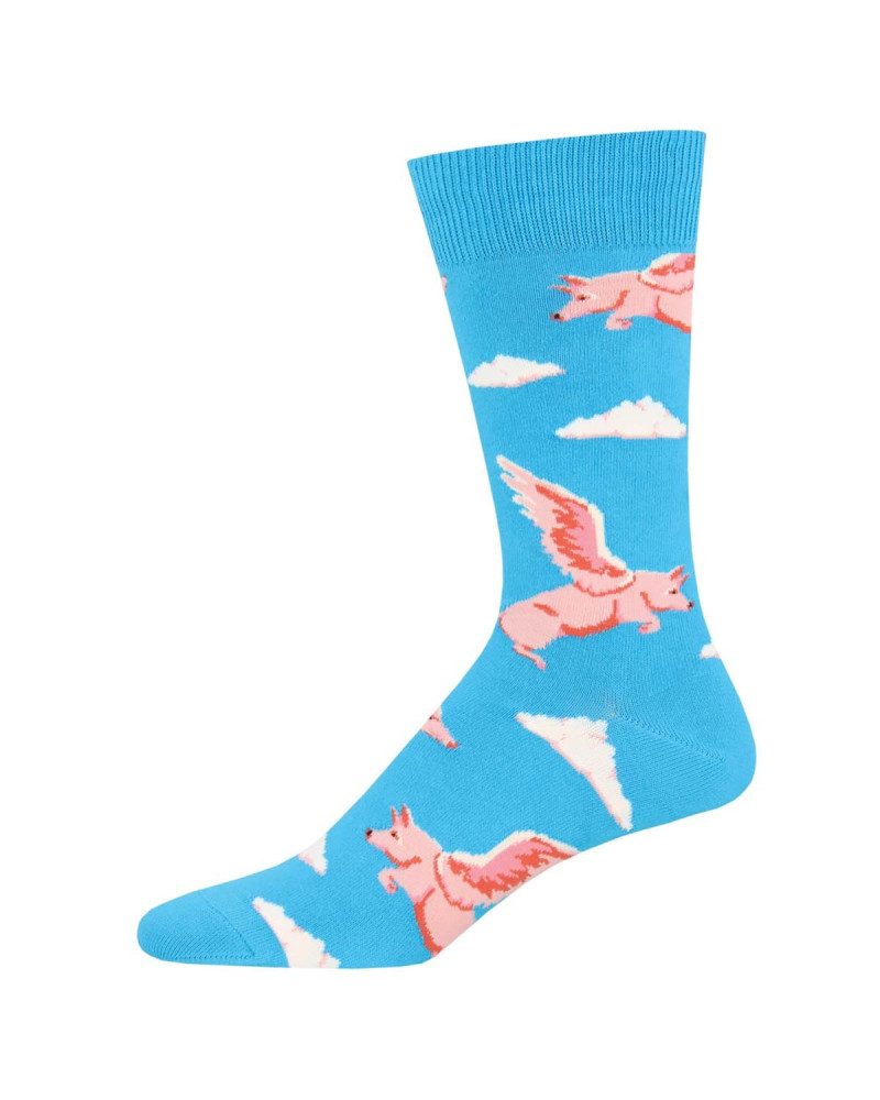 Herren-Socken "Flying Pig" für Schweine-Fans