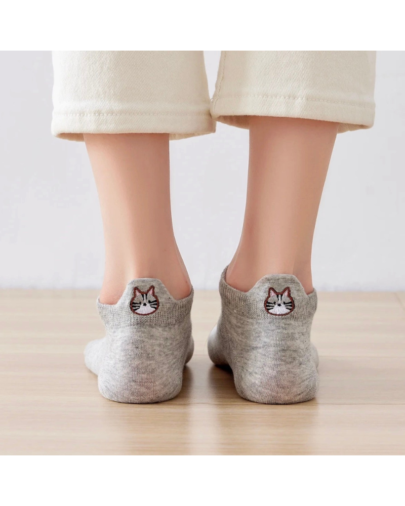 Damen Shorty Socken „Mieze“ – Kleine Socke, grosse Attitude