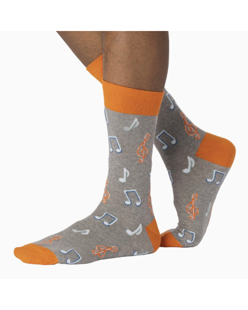 Herren Socken Music Notes | Für Männer, die den Takt angeben