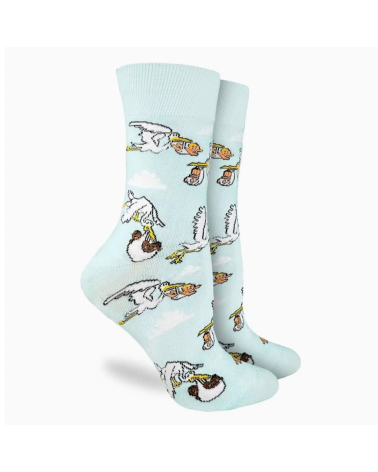 Sockenmotiv Storks and Babies - Damen-Socken von Good Luck Sock