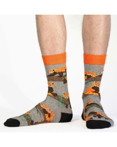 Sockenmotiv Red Panda - Herren-Socken von Good Luck Sock