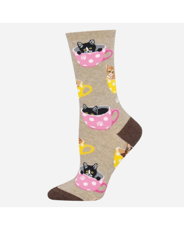 Sockenmotiv Cat Feinted - Damen-Socken von Sock Smith