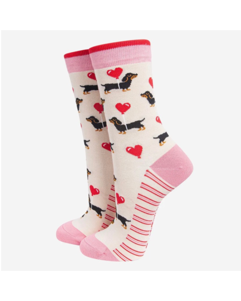 Sockenmotiv Heart balloon - Damen-Bambussocken von Sock Talk