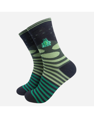 Sockenmotiv Happy Frog - Herren-Socken von Sock Talk