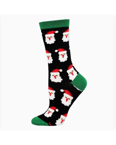 Damen-Socken Santa Claus mit Weihnachtsmann-Motiv von SockSmith