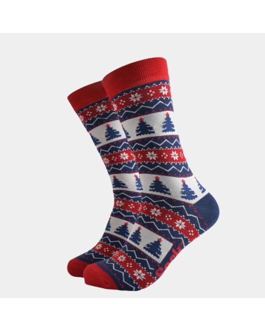 Geschenkbox Forest Deer mit 3 Paar Herren-Bambussocken von Sock Talk